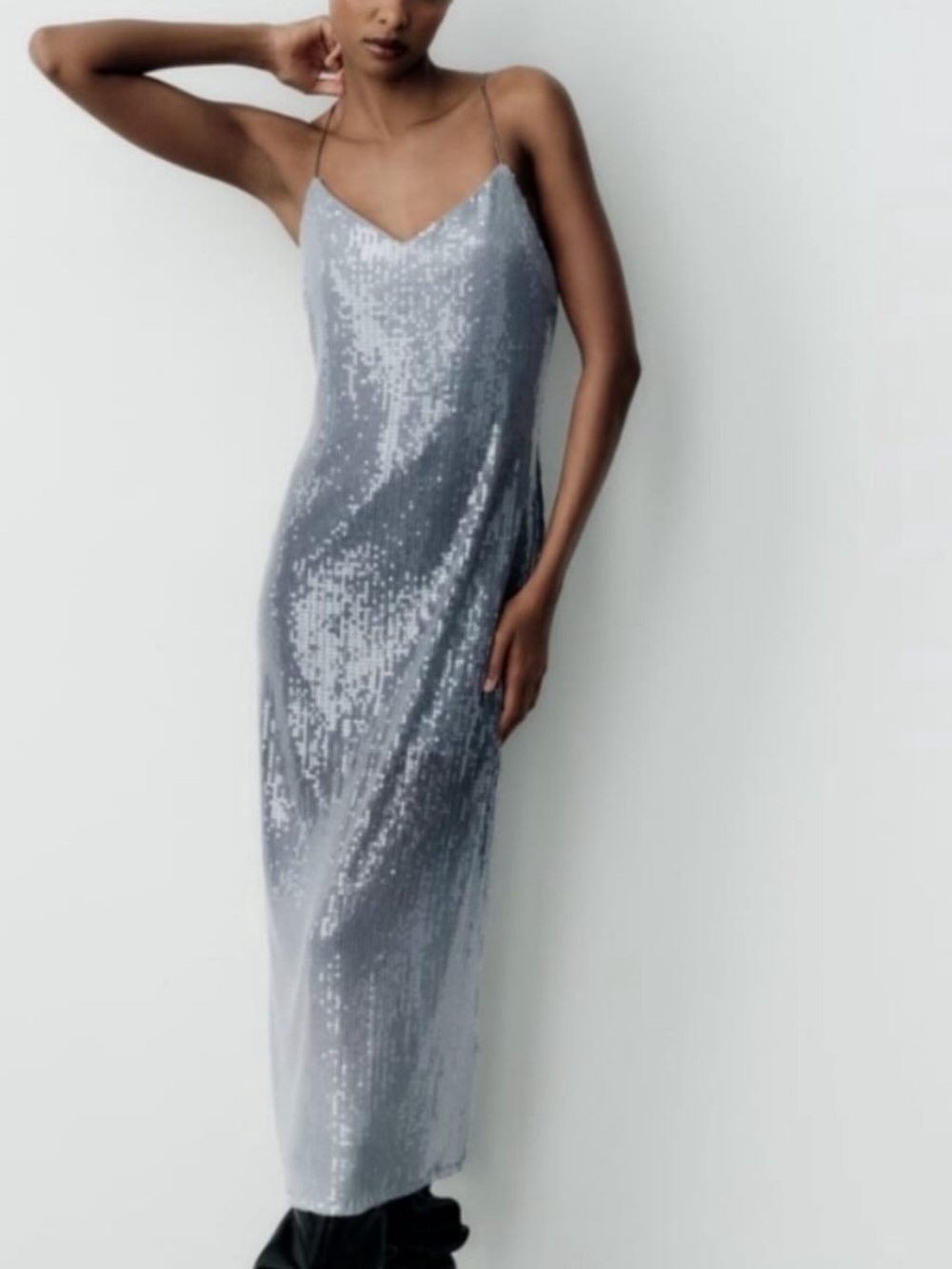Zara Sequin Maxi Dress
